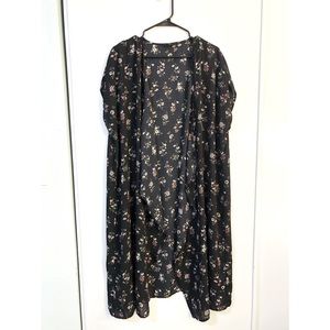 Floral cape/tunic
